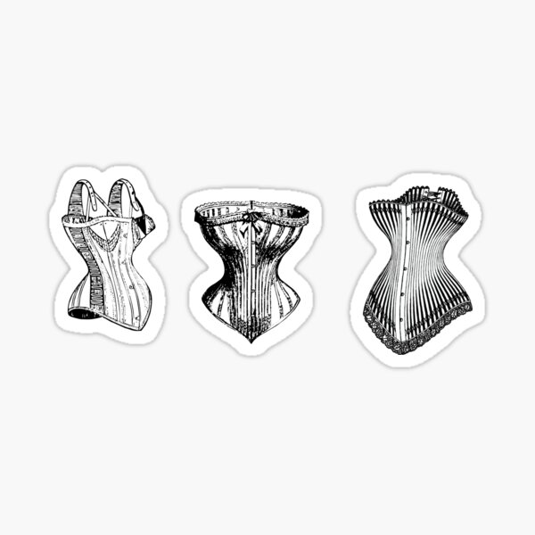 Corset Stickers for Sale