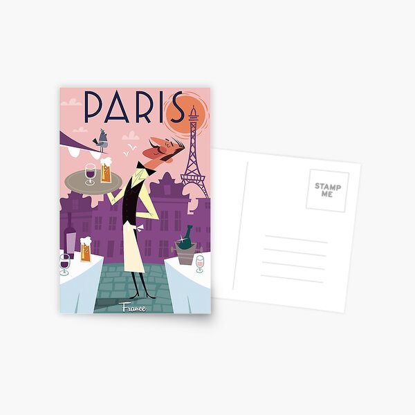 Paris poster Postcard