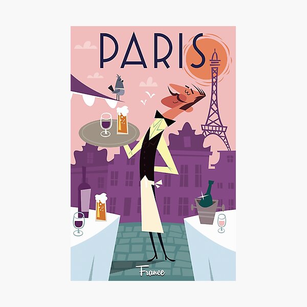 Paris poster Photographic Print