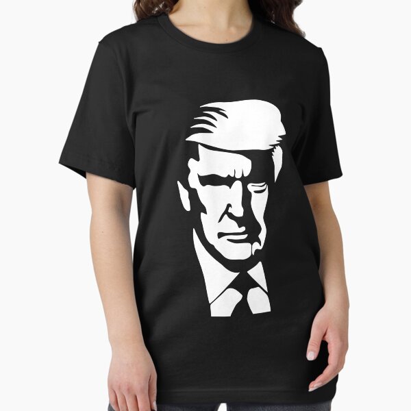 Vista previa del artículo con la obra «Presidente Donald Trump Silueta», diseñado y vendido por CobwebsClothing.