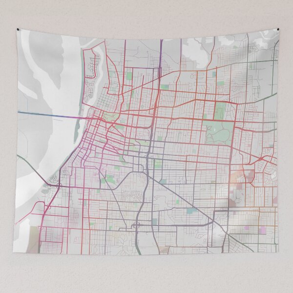 Item preview, Memphis City Map, USA City Tennessee designed and sold by TheRedFinch.