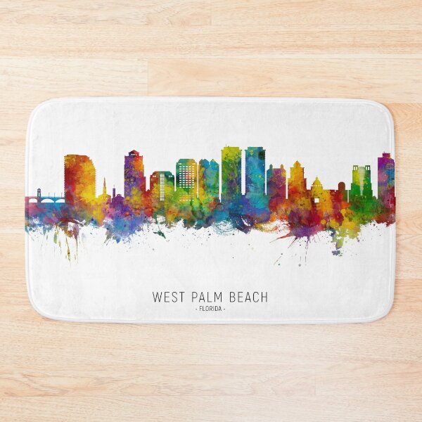 Item preview, West Palm Beach Florida Skyline designed and sold by ArtPrints.