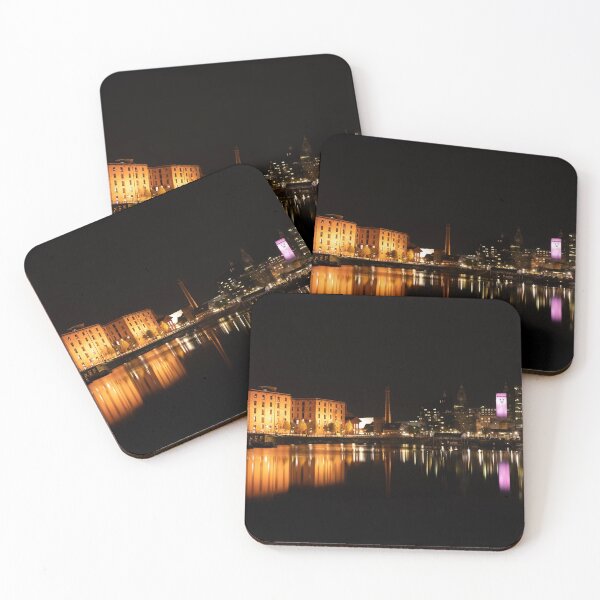 Item preview, Liverpool At Night - The Salthouse Dock designed and sold by rawshutterbug.