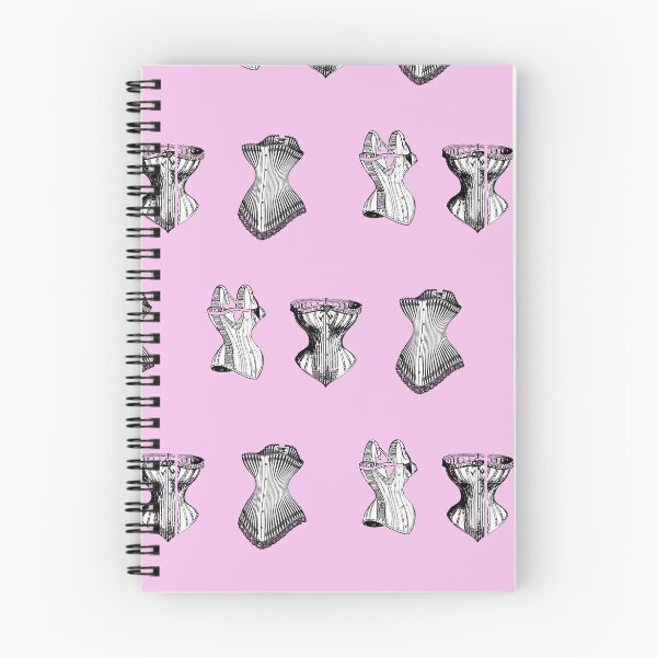Item preview, Vintage Victorian Corset Pattern on Pink designed and sold by RosalieReeves.