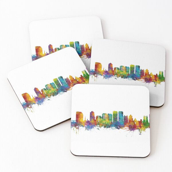Item preview, West Palm Beach Florida Skyline designed and sold by ArtPrints.
