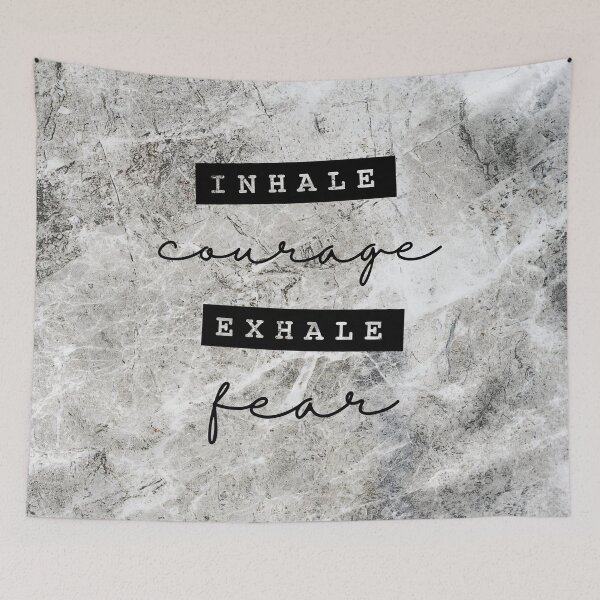 Item preview, Inhale Courage, Exhale Fear designed and sold by ThePrintees.