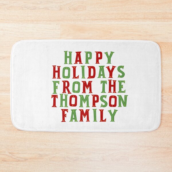 Item preview, Happy holidays from the Thompson family designed and sold by Urosek.