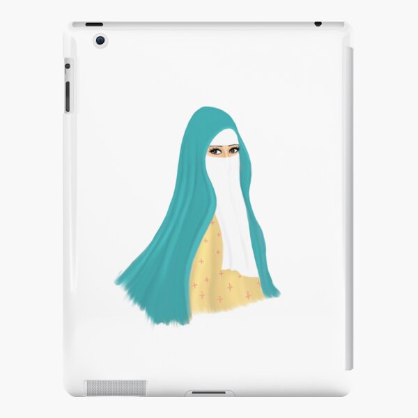 Beautiful Girl in Hijab Cartoon iPad Case & Skin for Sale by MrBadDream