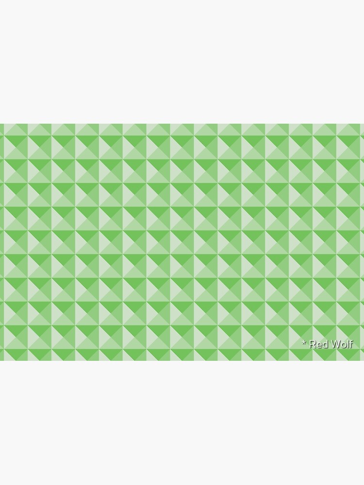 Geometric Pattern: Pyramid: Green Light by redwolfoz
