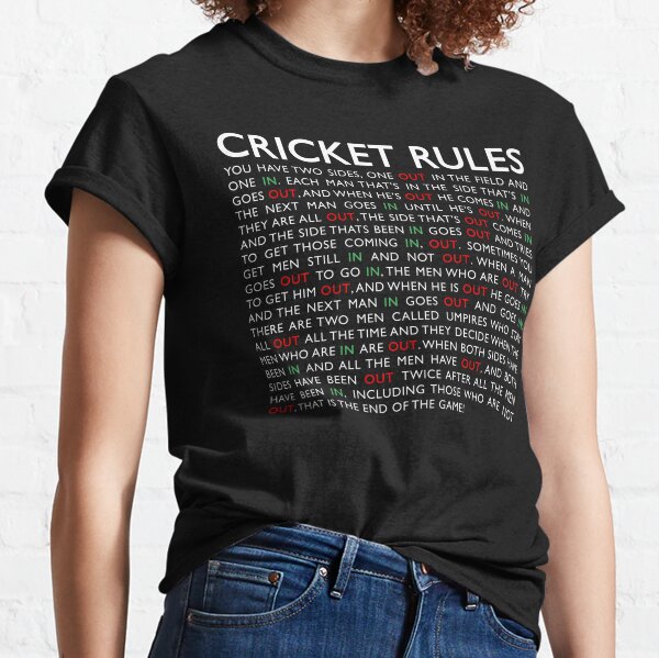Cricket Rules Classic T-Shirt