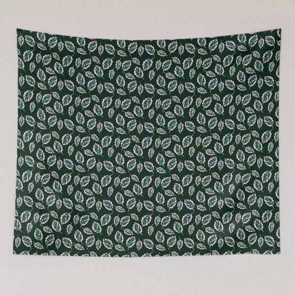 Item preview, Green with Pink Calathea Leaves  designed and sold by ArtscapesAmita.