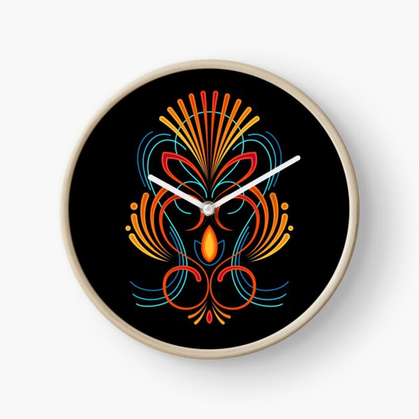 Item preview, colorful pattern of geometric shapes psychedelic designed and sold by KleinJenny.