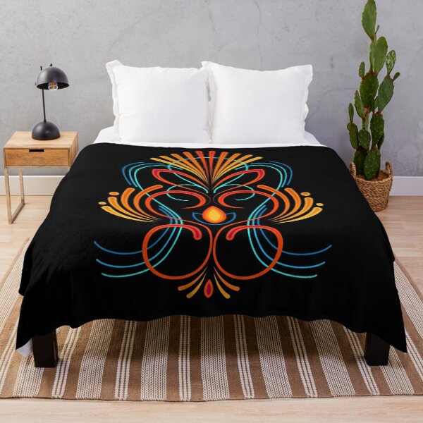 Item preview, colorful pattern of geometric shapes psychedelic designed and sold by KleinJenny.