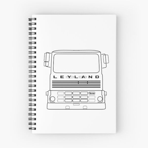 Item preview, Leyland Marathon classic truck outline graphic (black) designed and sold by soitwouldseem.
