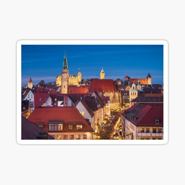 Artikel-Vorschau von Winternacht in Nürnberg, designt und verkauft von Mapics.