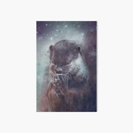Holy Otter in space Galeriedruck
