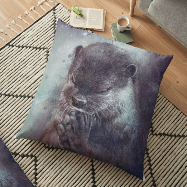 Holy Otter Floor Pillow