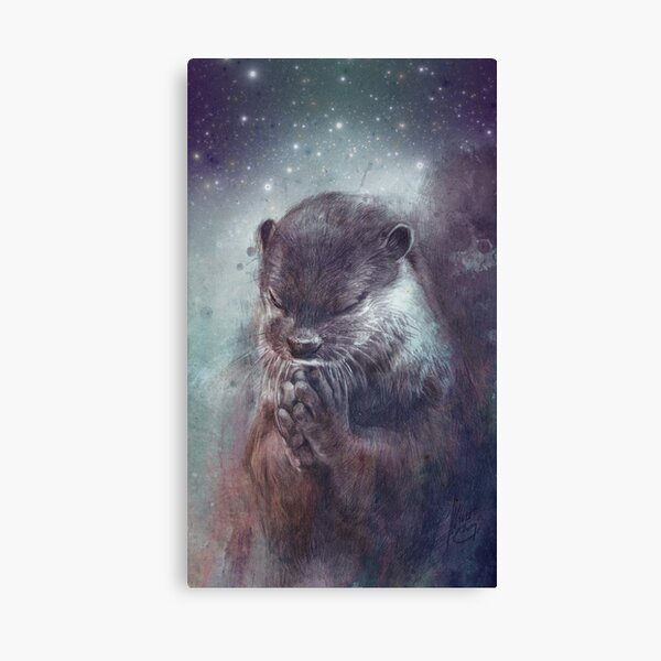 Holy Otter Canvas Print