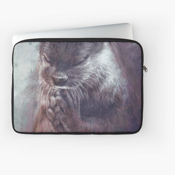 Meditating otter Laptop Sleeve