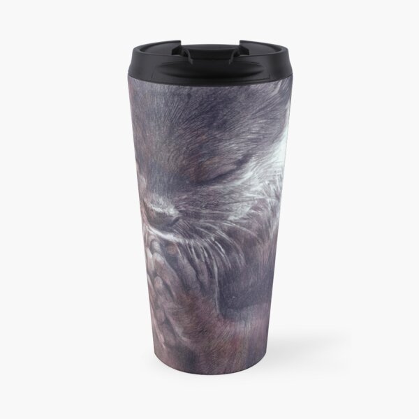 Meditierender Otter (farbig) Thermobecher