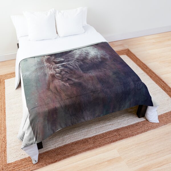 Meditating otter Comforter