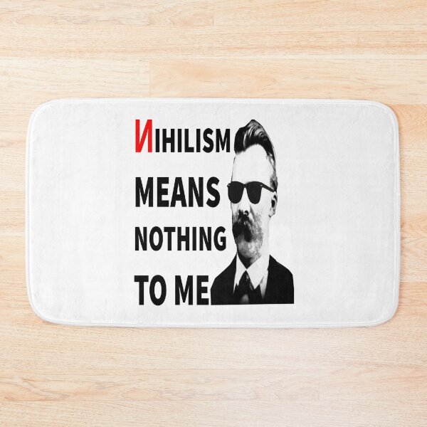Item preview, Nihilism means Nothing to me - Funny Anti-Nihilism Philosophy Nerds Gift Ideas  designed and sold by ASClothDesign.