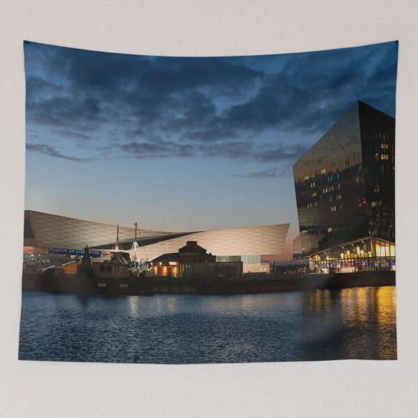 Item preview, The Salthouse Dock At Night designed and sold by rawshutterbug.