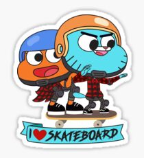Gumball Darwin Skate Sticker