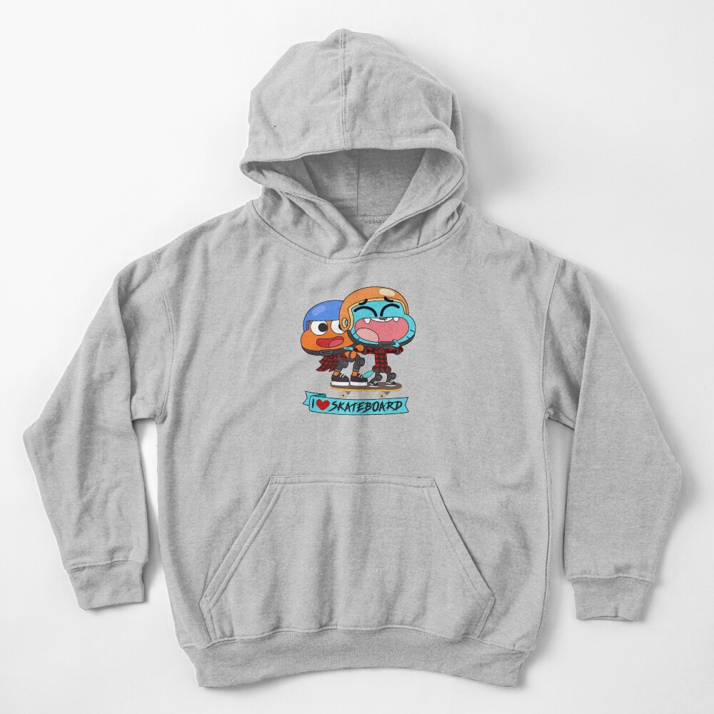 Gumball Darwin Skate Kids Pullover Hoodie