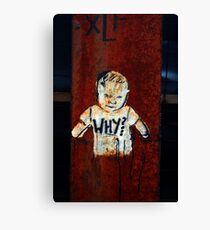 Why? Canvas Print