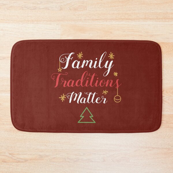 Item preview, Family Traditions Matter Joyful Christmas cute lettering funny quote  designed and sold by alenaz.
