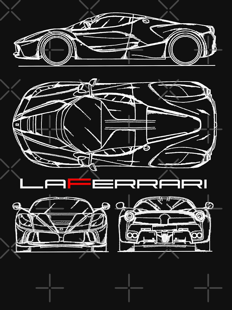 The LaFerrari Blueprint Pullover Hoodie