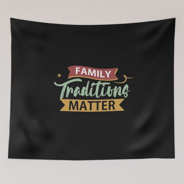 Item preview, Family Traditions Matter funny grandma or mom quote in vintage style  designed and sold by alenaz.