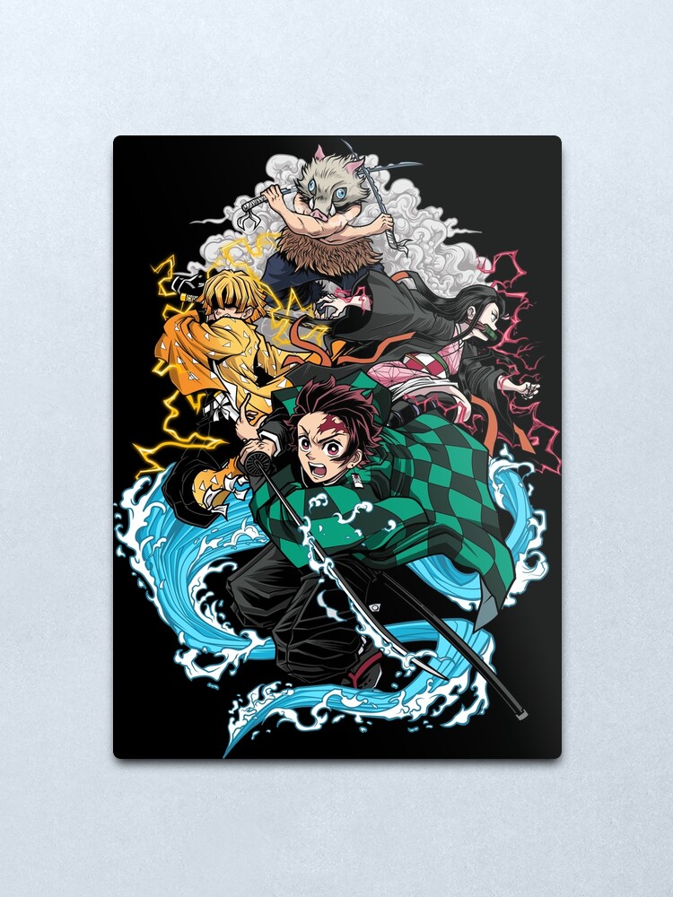 Alternate view of Demon Slayer Metal Print