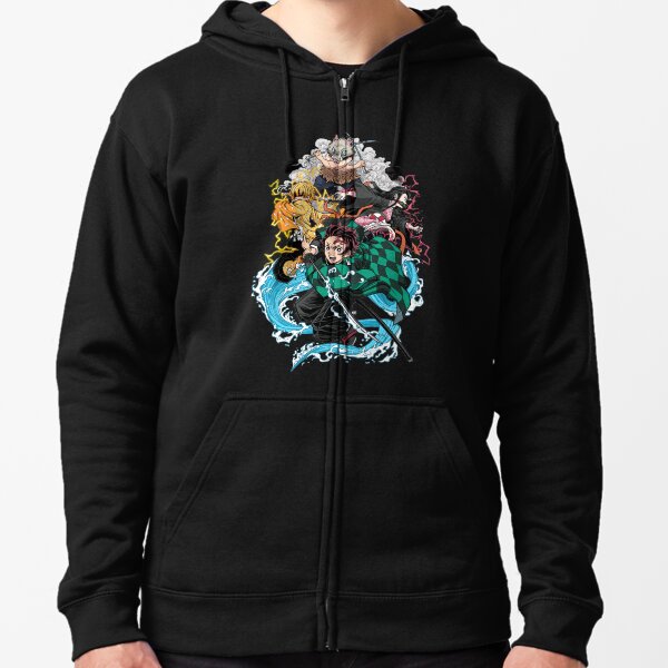 Tueur de démon Veste zippée à capuche