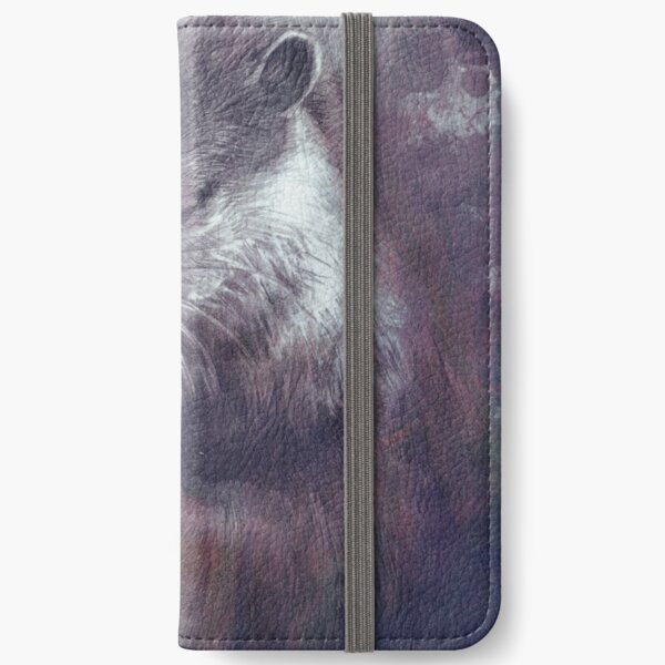 Meditierender Otter (farbig) iPhone Flip-Case