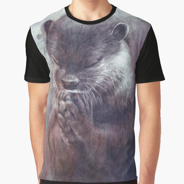 Meditating otter Graphic T-Shirt