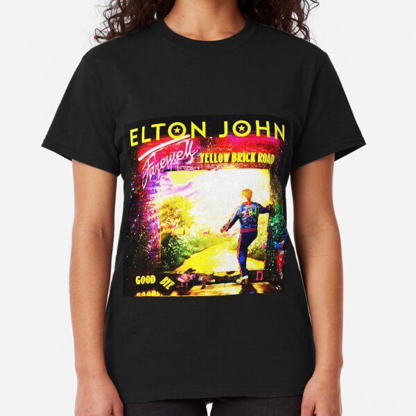 New Limited Merch T-shirt Elton John Farewell Brick Road Tour 2018 Pop Rock Lege