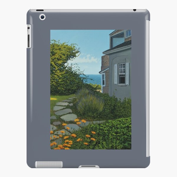 "The Cottage" oil painting by Reed A Prescott III iPad Snap Case
