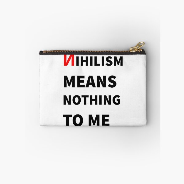 Artikelvorschau, Nihilismus bedeutet nichts für mich - lustige Anti-Nihilismus-Nerd-Geschenkideen entworfen und verkauft von ASClothDesign.
