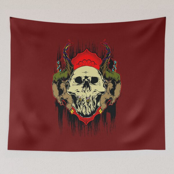 Item preview, Demon Skull designed and sold by AngHellic.