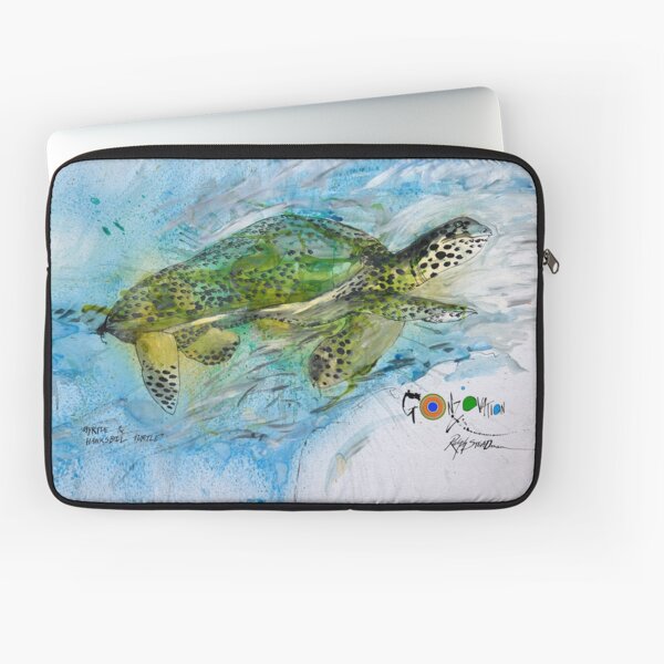 The Endangered Hawksbill Turtle Laptop Sleeve