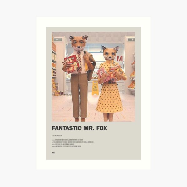 fantastic mr. fox movie - Art Print