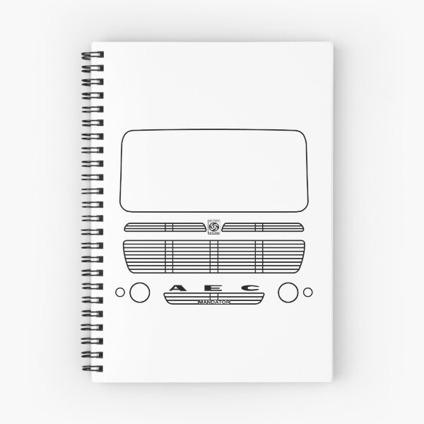 Item preview, AEC Mandator 1970s classic truck outline graphic (black) designed and sold by soitwouldseem.