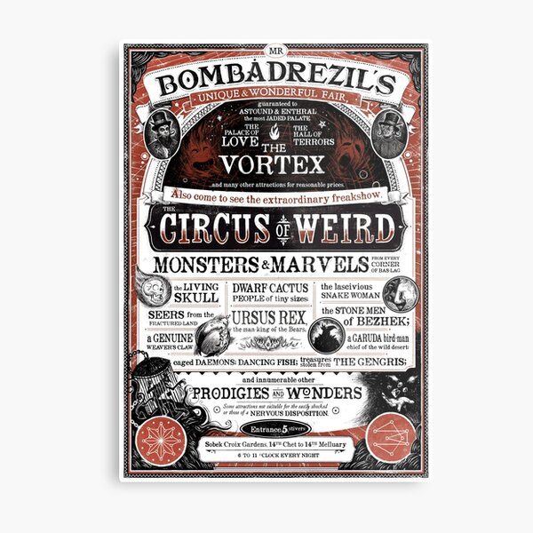 Mr. Bombadrezil's Unique & Wonderful Fair Metal Print