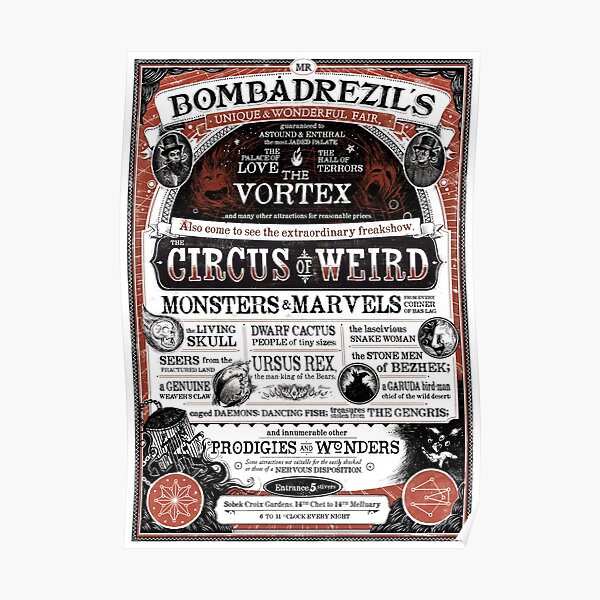 Mr. Bombadrezil's Unique & Wonderful Fair Poster