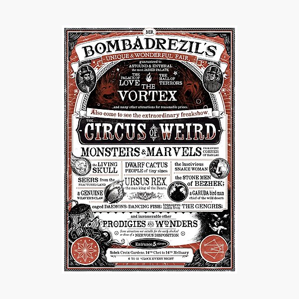 Mr. Bombadrezil's Unique & Wonderful Fair Photographic Print