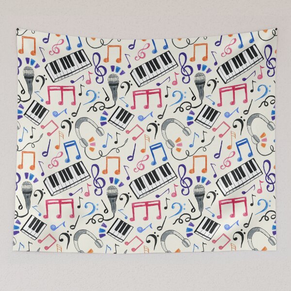 Item preview, Good Beats - Music Notes & Symbols designed and sold by Tangerine-Tane.