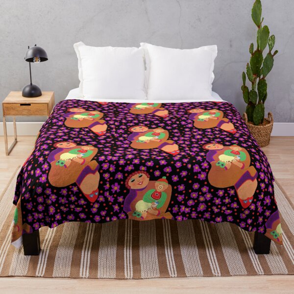 Item preview, Mom and Baby Floating in Vibrant Mauve Flowers designed and sold by Carremo.