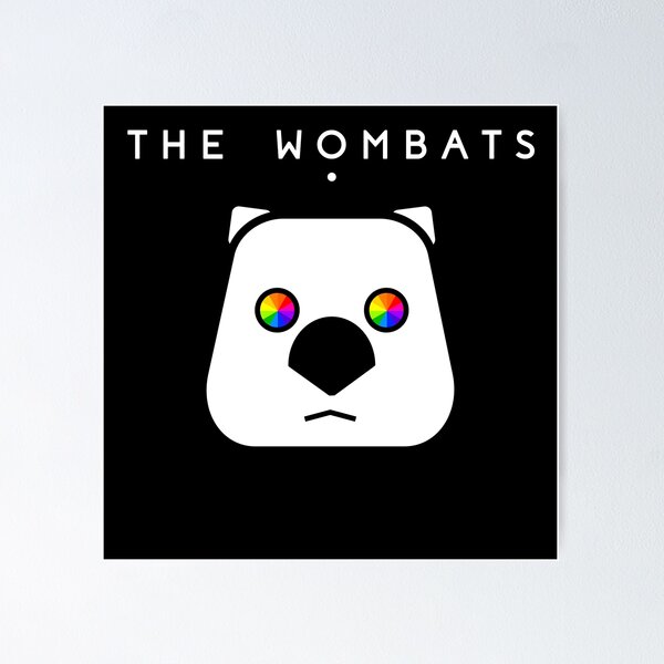 Item preview, The Wombats ➤ Wombat drawing designed and sold by Sound-Tees.